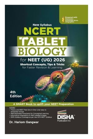 Disha's New Syllabus NCERT Tablet Biology for NEET (UG) 2026 - 4th Edition |
