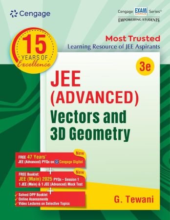 JEE Advanced Vectors and 3D Geometry with FREE 47 YEARS JEE ADVANCED PYQ’s, Videos & Online assessments
