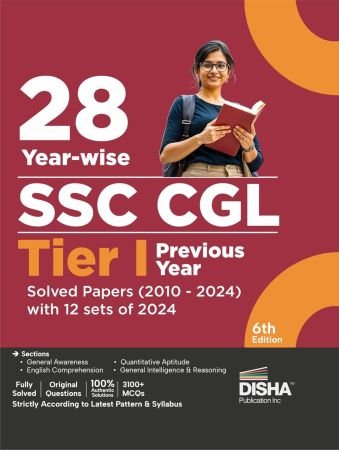 Disha 28 Year-wise SSC CGL Tier I Previous Year Solved Papers (2010 - 2024) with 12 sets of 2024 - 6th Edition | Combined Graduate Level | PYQs Question Bank Paperback